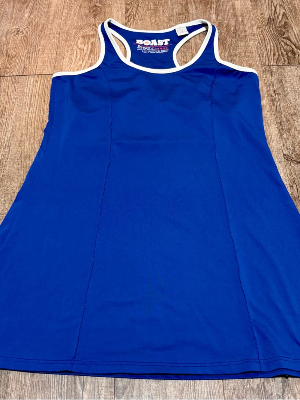 BOAST Sleeveless Racerback Tank Tennis Dress Size Large